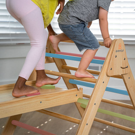 Hazel | Foldable Pikler Triangle with Slide & Rocker