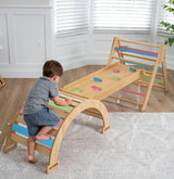Hazel | Foldable Pikler Triangle with Slide & Rocker
