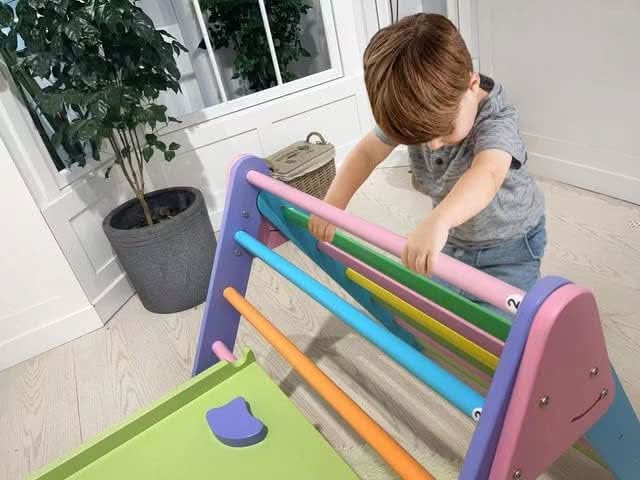 Hazel | Foldable Pikler Triangle with Slide & Rocker