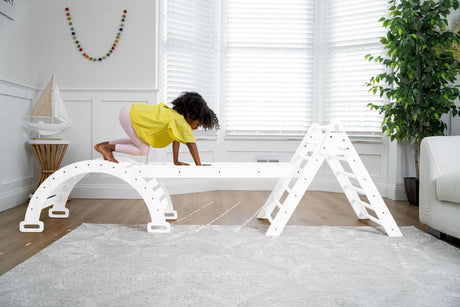 Hazel | Foldable Pikler Triangle with Slide & Rocker