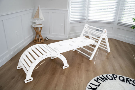 Hazel | Foldable Pikler Triangle with Slide & Rocker