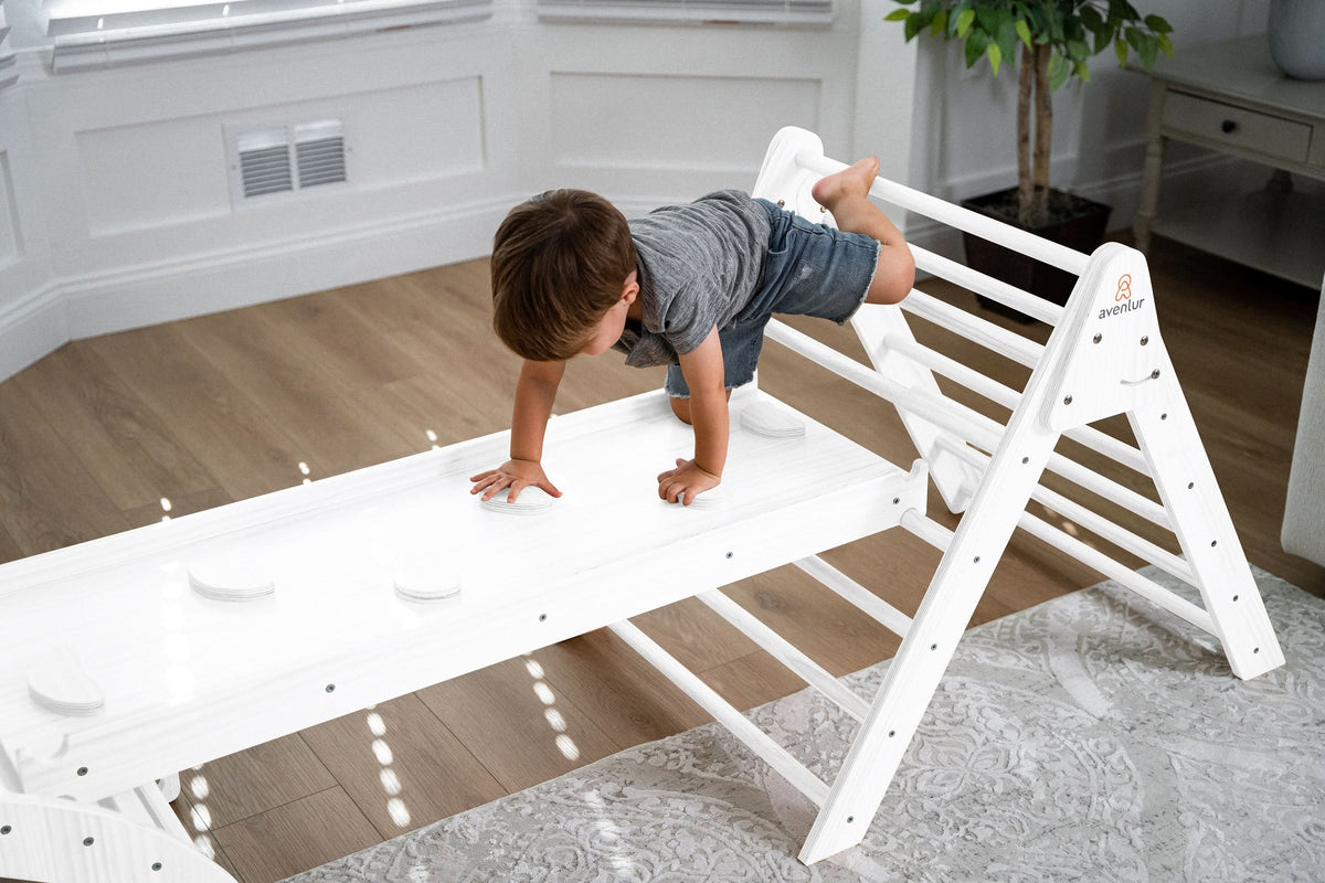 Hazel | Foldable Pikler Triangle with Slide & Rocker