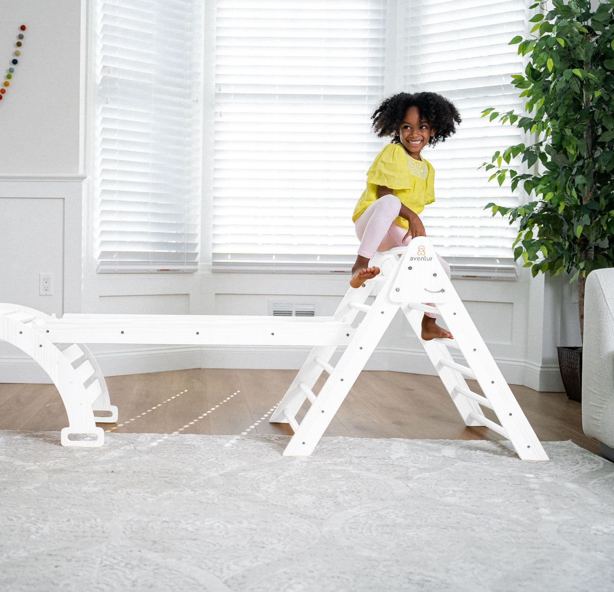 Hazel | Foldable Pikler Triangle with Slide & Rocker