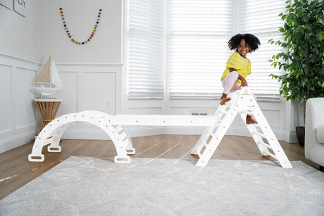 Hazel | Foldable Pikler Triangle with Slide & Rocker