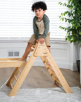 Hazel | Foldable Pikler Triangle with Slide & Rocker