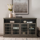Hazel Glass 4 Door TV Stand-Entertainment-Parc Decor