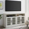 Hazel Glass 4 Door TV Stand-Entertainment-Parc Decor