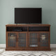 Hazel Glass 4 Door TV Stand-Entertainment-Parc Decor