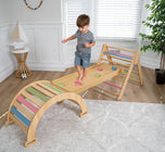 Hazel | Pikler Triangle, Slide & Rocker Set