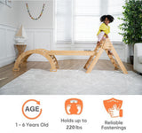 Hazel | Pikler Triangle, Slide & Rocker Set
