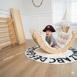Hazel Rocker Cushion | Soft Pikler Arch Pad for Reading Nook & Rocking (Rocker Not Included)