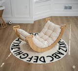 Hazel Rocker Cushion | Soft Pikler Arch Pad for Reading Nook & Rocking (Rocker Not Included)