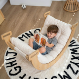 Hazel Rocker Cushion | Soft Pikler Arch Pad for Reading Nook & Rocking (Rocker Not Included)