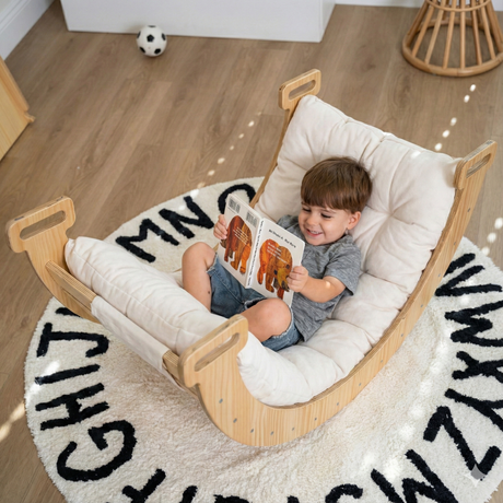 Hazel Rocker Cushion | Soft Pikler Arch Pad for Reading Nook & Rocking (Rocker Not Included)