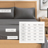 Heathered Solid Cotton Blend Flannel Sheet Set - Anders Collection