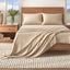 Heathered Solid Cotton Blend Flannel Sheet Set - Anders Collection