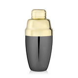 Heavyweight Cocktail Shaker in Black & Gold