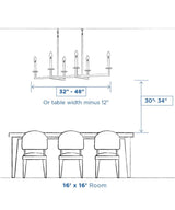 Hemsworth 4-Light 18"w Coastal Farmhouse Pendant Light Fixture Galvanized Bleached Oak Finish by Progress