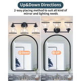 Hermosa Modern 3-Light Bathroom Vanity Light