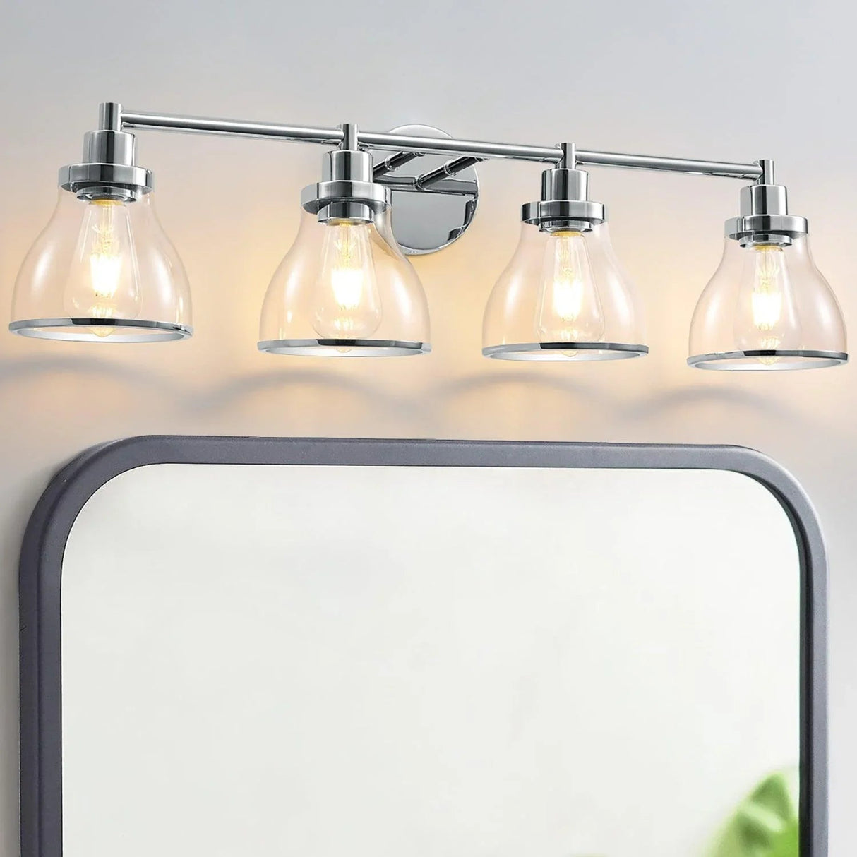 Hermosa Modern 4-Light Bathroom Vanity Light