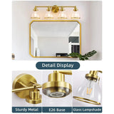 Hermosa Modern 4-Light Bathroom Vanity Light
