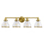 Hermosa Modern 4-Light Bathroom Vanity Light