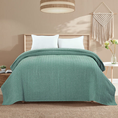 Herringbone Cotton Blanket