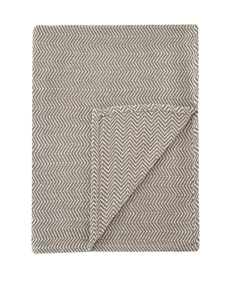 Herringbone Cotton Blanket-Blanket-Parc Decor