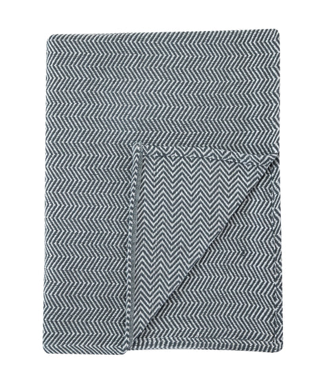 Herringbone Cotton Blanket-Blanket-Parc Decor