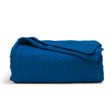 Herringbone Cotton Blanket-Blankets-Parc Decor