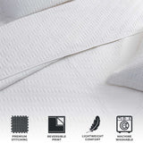 Herringbone Stitched Quilt - Louise Collection