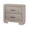 Hinwitz Transitional Solid Wood 2-Drawer Nightstand-床头柜-Parc Decor