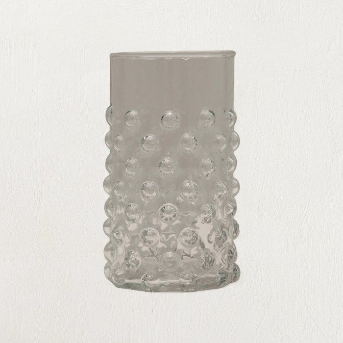 Hobnail Clear 12oz Drinking Glass-Drinkware-Parc Decor