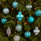 Holiday Lux Shatterproof 12 Count Christmas Ornament Set-Ornament-Parc Decor