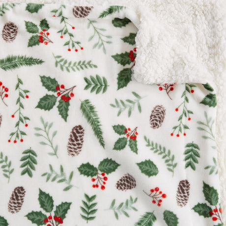 Holiday Sherpa Throw - Esmay Collection