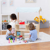 Holly Wooden Market Stand – Kids’ Pretend Play Shop & Display Shelf