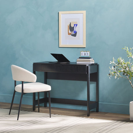 Holmes Modern Scandinavian Reeded Writing Standing Desk-Home Office-Parc Decor