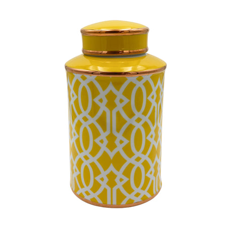 Honeycomb Ginger Jar-Decorative jar-Parc Decor