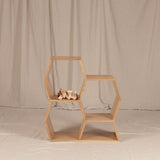 Honeycomb Shelf – Medium | Modular European Oak Storage