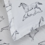 Horses Printed Duvet Set-Duvets-Parc Decor