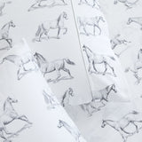 Horses Printed Sheet Set-Sheets-Parc Decor
