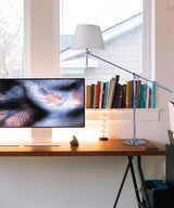 Hotel 28"H 1-Light LED Table Lamp Light Fixture Polished Chrome Finish by Maxim-Table Lamp-Parc Decor