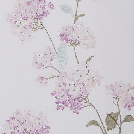 Hydrangea 100% Cotton Embroidered Duvet Cover Set