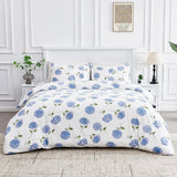 Hydrangea Printed Duvet Set-Duvets-Parc Decor