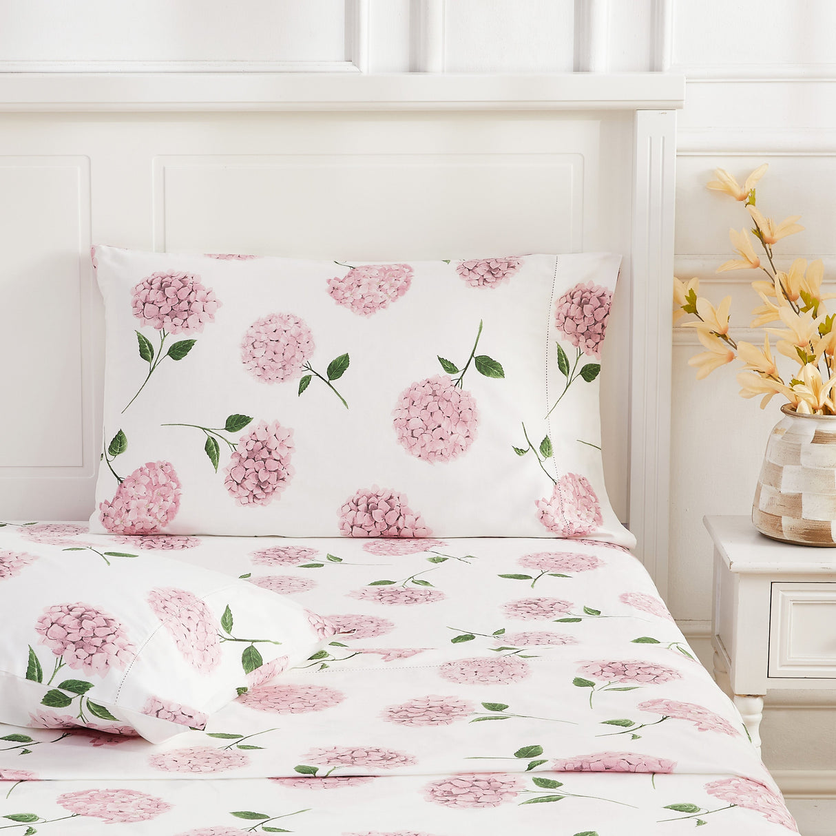 Hydrangea Printed Sheet Set-Sheets-Parc Decor