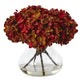 Hydrangea with Vase Silk Flower Arrangement-Arrangement-Parc Decor