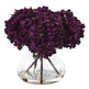 Hydrangea with Vase Silk Flower Arrangement-Arrangement-Parc Decor