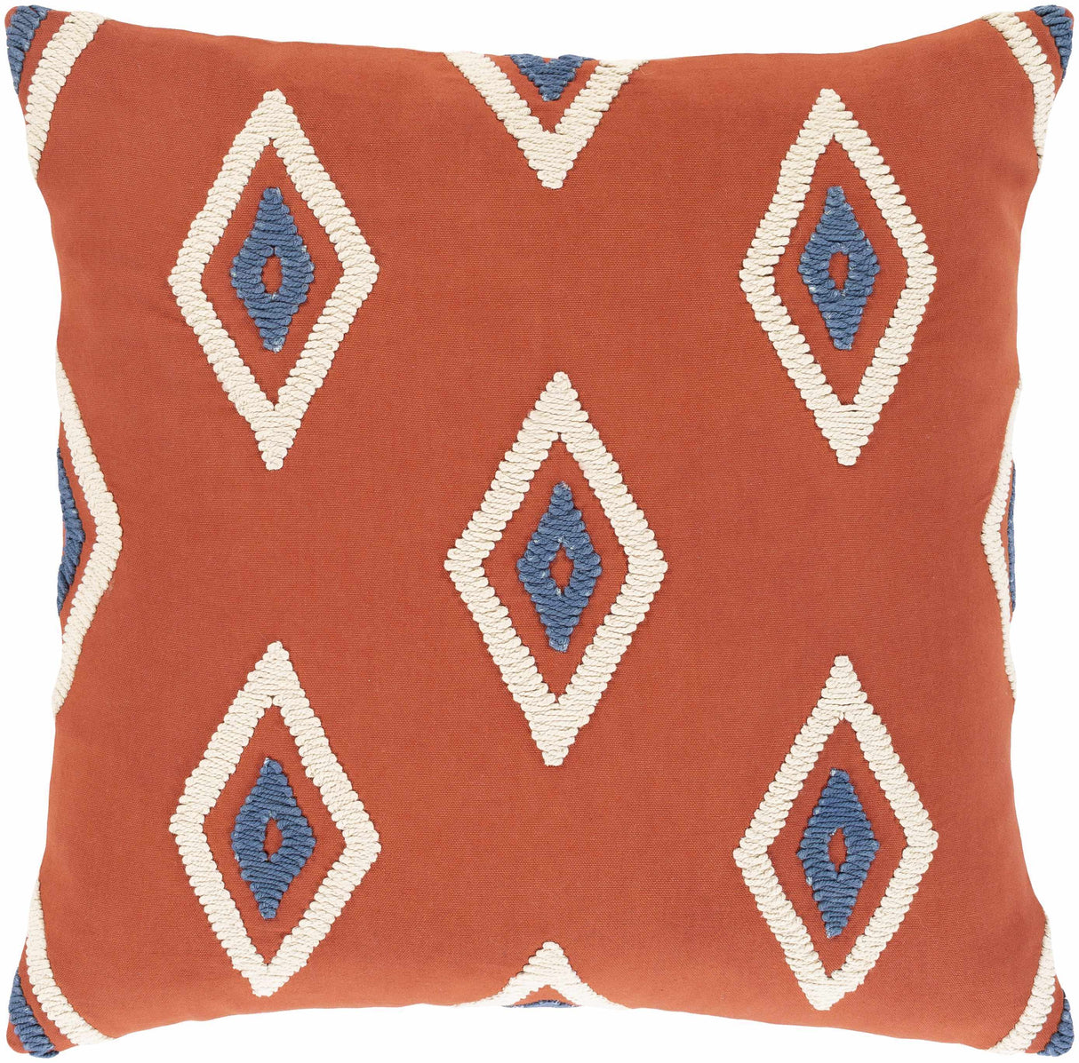 Iberville Diamond Pattern Throw Pillow-Throw Pillows-Parc Decor