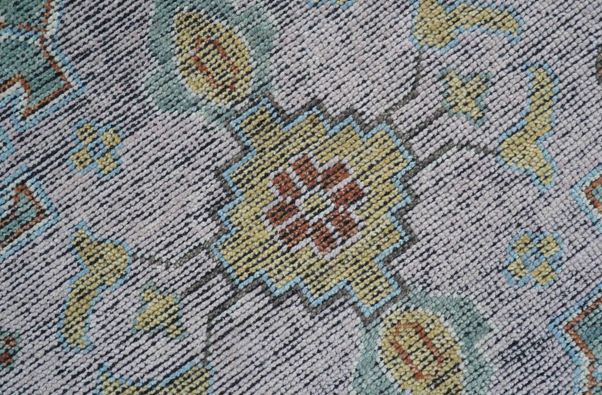 Idris Custom Made Peach, Rust And Beige Turkish Design Hand Knotted Wool Rug