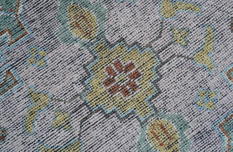 Idris Custom Made Peach, Rust And Beige Turkish Design Hand Knotted Wool Rug